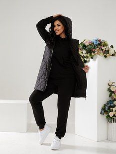 Стильный женский костюм тройка, ткань "Трикотаж" 48, 50, 52, 54, 56, 58, 60, 62 размер 48 15183-48 фото