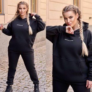 Стильный женский костюм, ткань "Трикотаж на флисе" 60, 62 размер 60 13222-60 фото
