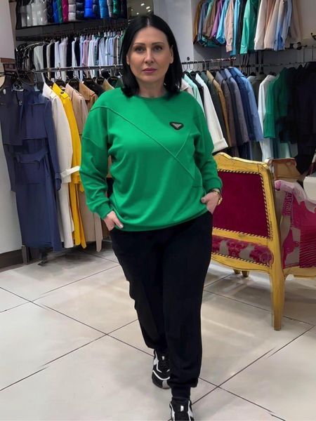 Стильний жіночий костюм, тканина "Трикотаж" 48, 50, 52, 54, 56, 58 розмір 48 17746-48 фото
