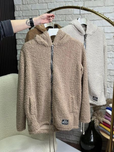 Комфортний жіночий кардиган, тканина "Тедді" 50, 52, 54, 56 розмір 50 21430-50 фото