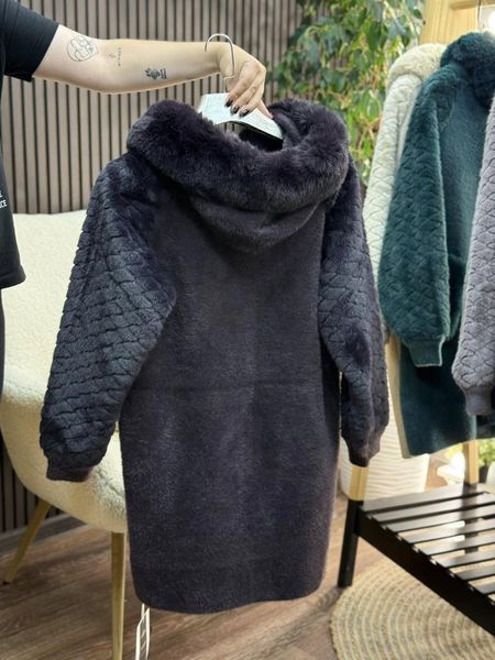 Неймовірний жіночий кардиган, тканина "Альпака" 50, 52, 54, 56, 58, 60 розмір 50 20817-50 фото
