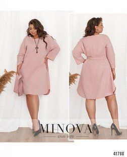 Элегантное женское платье А-силуэта, ткань "Костюмная" 50, 52, 54, 56 размер 50 12961-50 фото
