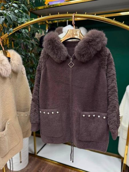 Неймовірний жіночий кардиган, тканина "Альпака" 58, 60, 62 розмір 58 22545-58 фото
