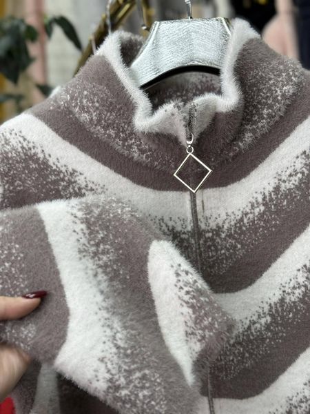 Неймовірний жіночий кардиган, тканина "Альпака" 52, 54, 56, 58 розмір 52 21257-52 фото
