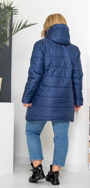 Шикарная женская куртка на синтепоне 100, ткань "Плащевка" 50, 52, 54, 56, 58, 60, 62, 64 размер 50 16586-50 фото