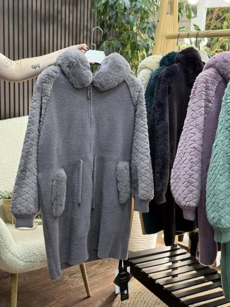 Невероятный женский кардиган, ткань "Альпака" 50, 52, 54, 56, 58, 60 размер 50 20819-50 фото