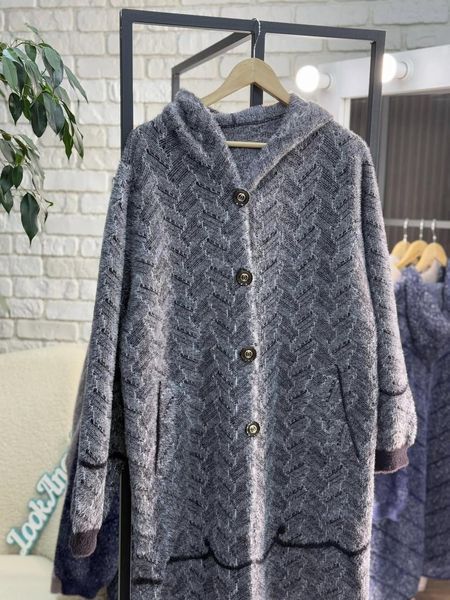 Неймовірний жіночий кардиган, тканина "Альпака" 54, 56, 58 розмір 54 18905-54 фото
