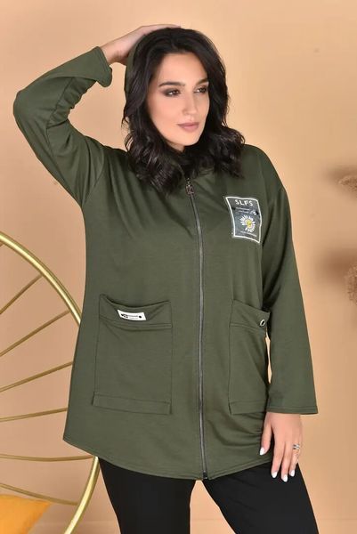 Комфортний жіночий костюм двійка, тканина "Трикотаж-двонитка" 54 розмір 14148-54 фото