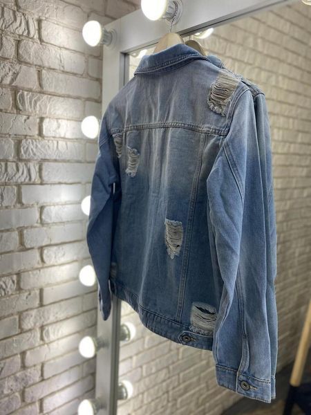 Наймовірно крута жіноча Джинсовка, тканина "Джинс" 46, 48, 50, 52, 54 розмір 46 14434-46 фото
