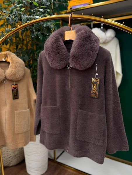 Неймовірний жіночий кардиган, тканина "Альпака" 56, 58, 60, 62 розмір 56 22597-56 фото