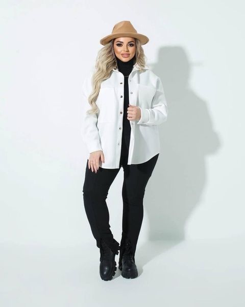 Неймовірна жіноча сорочка OVERSIZE, тканина "Кашемір" 56, 58, 60, 62, 50, 52, 54 розмір 56 11689-56 фото