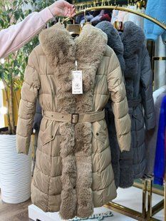Стильное пальто, наполнитель Синтепон 200, ткань "Плащевка Канада" 48, 50, 52, 54, 56 размер 48 21333-48 фото