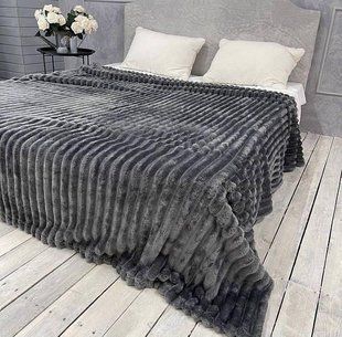 Неймовірно м'який та оксамитовий Плед 200х220 Тканина Плюш 16345 фото