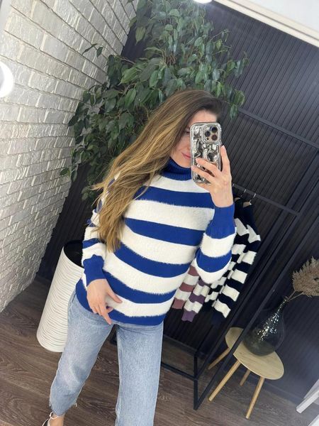 Теплий жіночий светр, тканина "Трикотаж" 48/50, 52/54 розмір 48/50 18109-48/50 фото