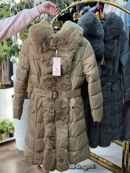 Стильное пальто, наполнитель Синтепон 200, ткань "Плащевка Канада" 48, 50, 52, 54, 56 размер 48 21333-48 фото