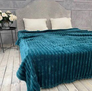 Неймовірно м'який та оксамитовий Плед 200х220 Тканина Плюш 16346 фото