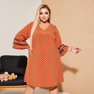 Шикарное женское платье свободного кроя, ткань "Софт" 60, 62 размер 60 10279-60 фото