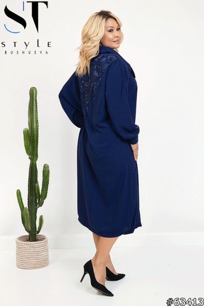 Чудова жіноча сукня Oversize, тканина "Костюмна" 52, 54, 58, 60, 62, 64, 66 розмір 52 12548-52 фото