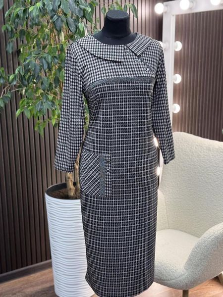 Стильна жіноча сукня, тканина "Трикотаж" 52, 58 розмір 52 19385-52 фото