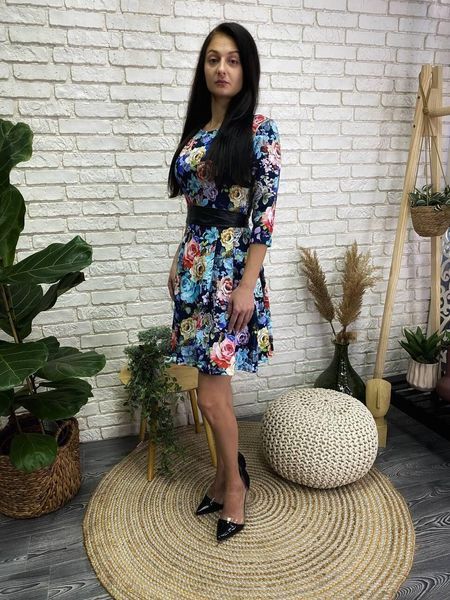 Изысканное женское платье, ткань "Трикотаж-кукурузка" 42, 44, 46, 48 размер 42 11472-42 фото