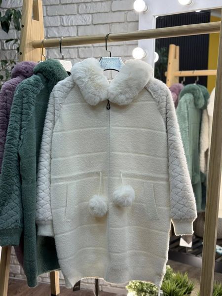 Неймовірний жіночий кардиган, тканина "Альпака" 54, 56, 58, 60, 62, 64 розмір 54 20828-54 фото