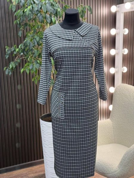 Стильное женское платье, ткань "Трикотаж" 52, 54, 56 размер 52 19386-52 фото