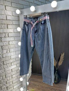 Трендовые женские джинсы, ткань "Джинс" 46, 48, 50, 52, 54, 56 размер 46 17178-46 фото