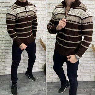 Стильний чоловічий светр, тканина "В'язка" 48, 50 розмір 48 12094-48 фото