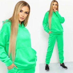 Невероятный женский костюм, ткань "Трикотаж на флисе" 44, 46 размер 44 13076-44 фото