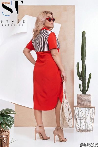 Стильна жіноча сукня Тканина "Софт" 50, 52, 54, 56, 58 розмір 50 11301-50 фото