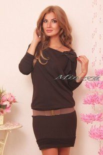 Изысканное женское платье, ткань "Трикотаж" размер 42 14587-42 фото