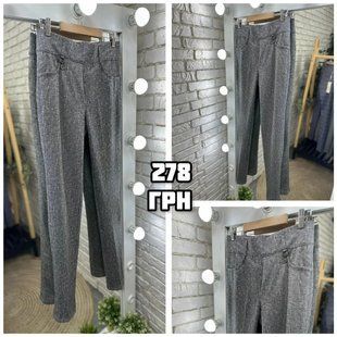 Стильные женские брюки, ткань "Хлопок-стрейч" 46, 48, 50, 52, 54, 56 размер 46 16693-46 фото