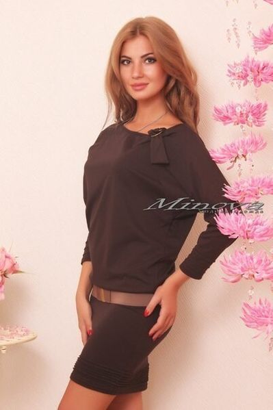 Изысканное женское платье, ткань "Трикотаж" размер 42 14587-42 фото
