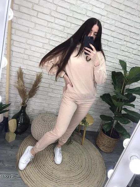 Стильний жіночий костюм, тканина "Трикотаж двохнитка" 46, 48, 52 розмір 46 13634-46 фото