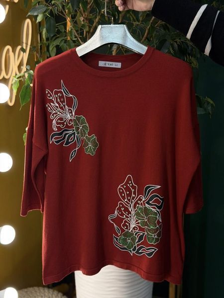 Роскошный женский свитер, ткань "Трикотаж" 54/56, 58/60 размер 54/56 21796-54/56 фото