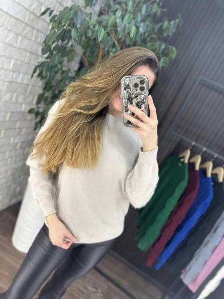 Теплий жіночий светр, тканина "Трикотаж" 52/54, 56/58 розмір 52/54 18630-52/54 фото