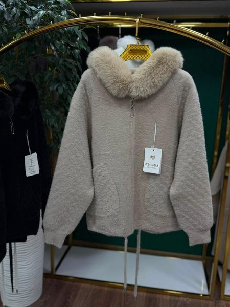 Неймовірний жіночий кардиган, тканина "Альпака" 50, 52, 54 розмір 50 22585-50 фото