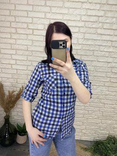 Невероятно удлиненная женская сорочка, ткань "Коттон" 42, 44, 46 размер 42 13610-42 фото