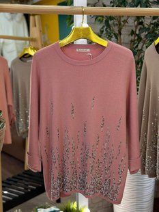 Стильний жіночий светр, тканина "Трикотаж" 56/58, 60/62 розмір 56/58 22744-56/58 фото