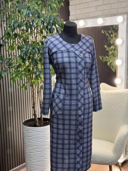 Стильна жіноча сукня, тканина "Трикотаж" 52, 54, 56 розмір 52 19399-52 фото
