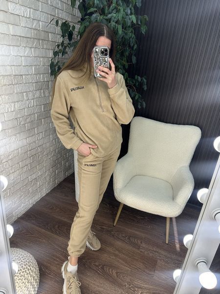 Теплый женский костюм, ткань "Флис" 46/48, 48/50, 50/52, 54/56 размер 46/48 18308-46/48 фото