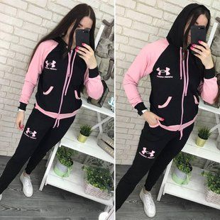 Модный женский спортивный костюм, ткань "Трикотаж" 44, 48 размер 44 10950-44 фото