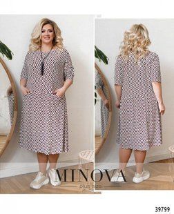 Стильное женское платье, ткань "Трикотаж" 56, 58, 70 размер 56 16756-56 фото