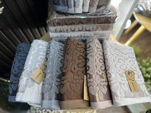 Набір супер м'яких Рушників 95*50, тканина "Бавовна" 6 шт в наборі 17207 фото