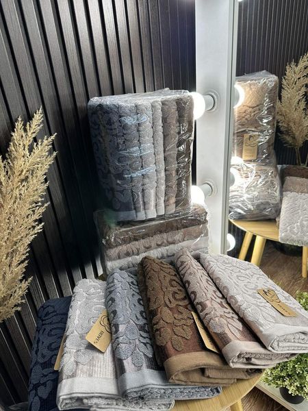 Набір супер м'яких Рушників 95*50, тканина "Бавовна" 6 шт в наборі 17207 фото