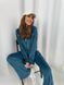 Стильний жіночий костюм, тканина "Велюр" розмір 54 19220-54 фото 2