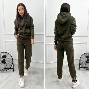 Изящный женский спортивный костюм, ткань "Трехнитка на флисе" 42, 44, 46, 48 размер 42 12949-42 фото