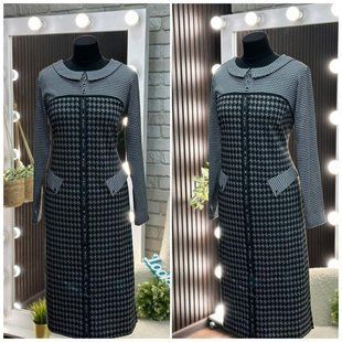 Стильное женское платье, ткань "Трикотаж" 52, 58 размер 52 16424-52 фото