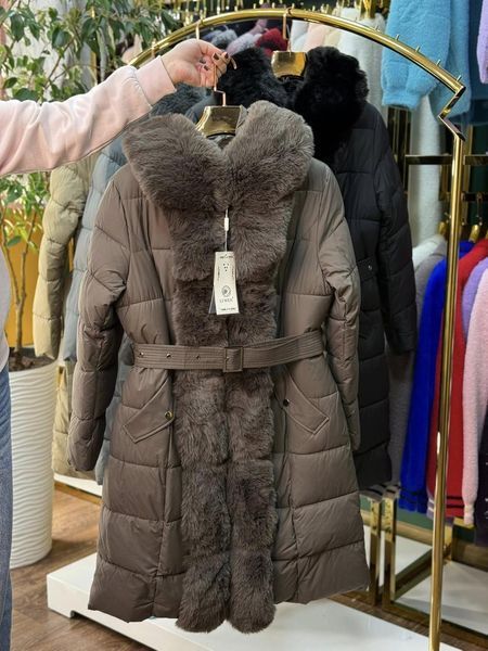 Стильне пальто, наповнювач Синтепон 200, тканина "Плащівка Канада" 48, 50, 52, 54, 56 розмір 48 21335-48 фото