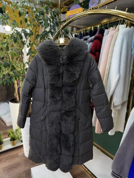 Стильне пальто, наповнювач Синтепон 200, тканина "Плащівка Канада" 48, 50, 52, 54, 56 розмір 48 21335-48 фото